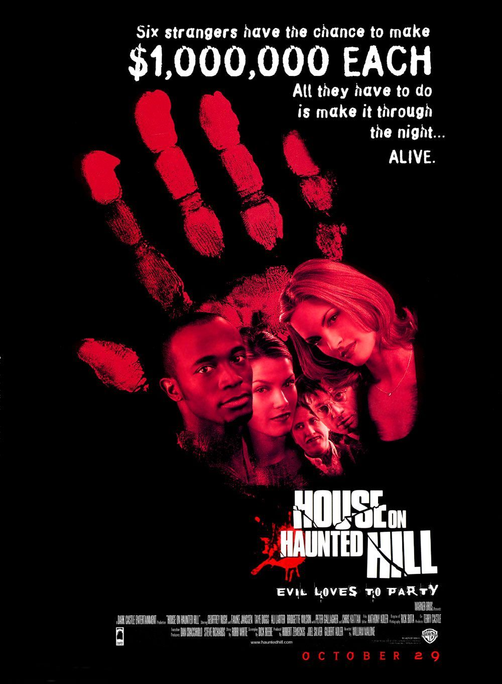 ดูหนังออนไลน์ ดูหนัง House on Haunted Hill (1999) บ้านเฮี้ยน หลอนผวาโลก